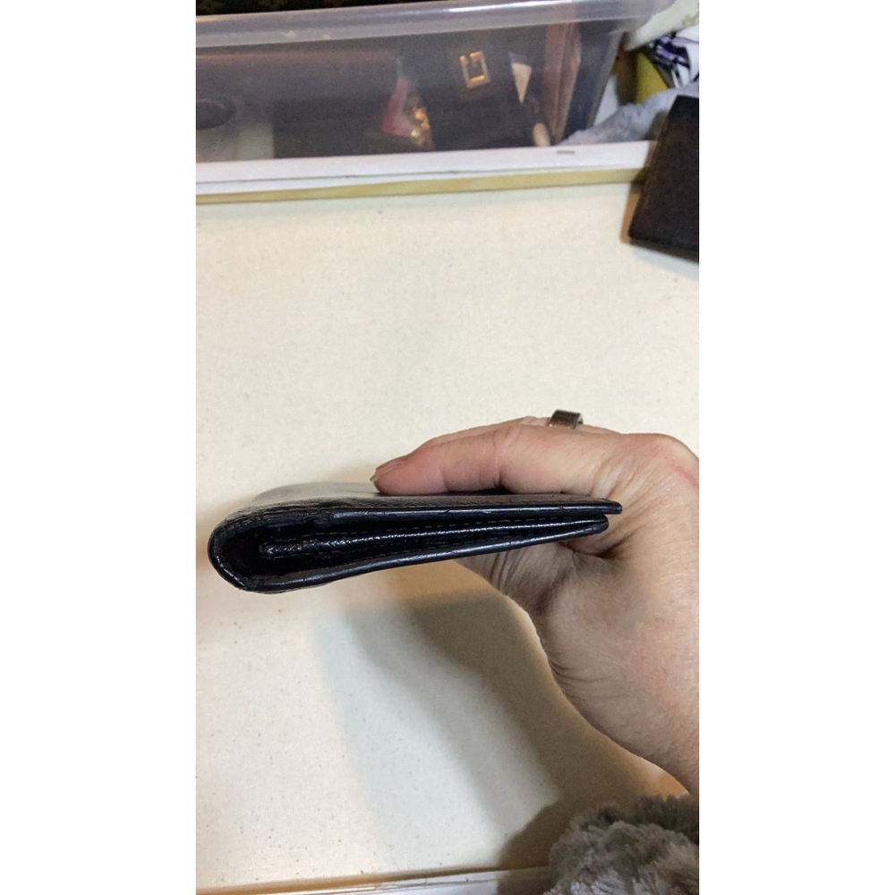 Prada long wallet black blue NOT GOING LOWER. Resets to $170 Monday - Picture 8 of 8